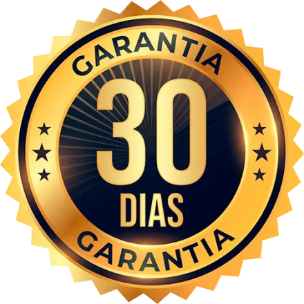 Selo de garantia incondicional de 30 dias